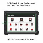 LCD Touch Screen Digitizer Replacement for ThinkTool Euro Master